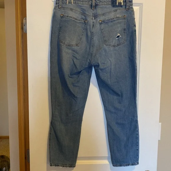 Abercrombie & Fitch The Ankle Straight Ultra High Rise Curve Love Jean 31/12R - Picture 4 of 5